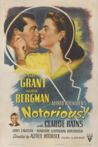 Notorious — Cary Grant and Ingrid Bergman poster